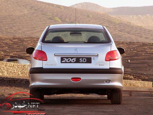 پژو 206 صندوقدار V8